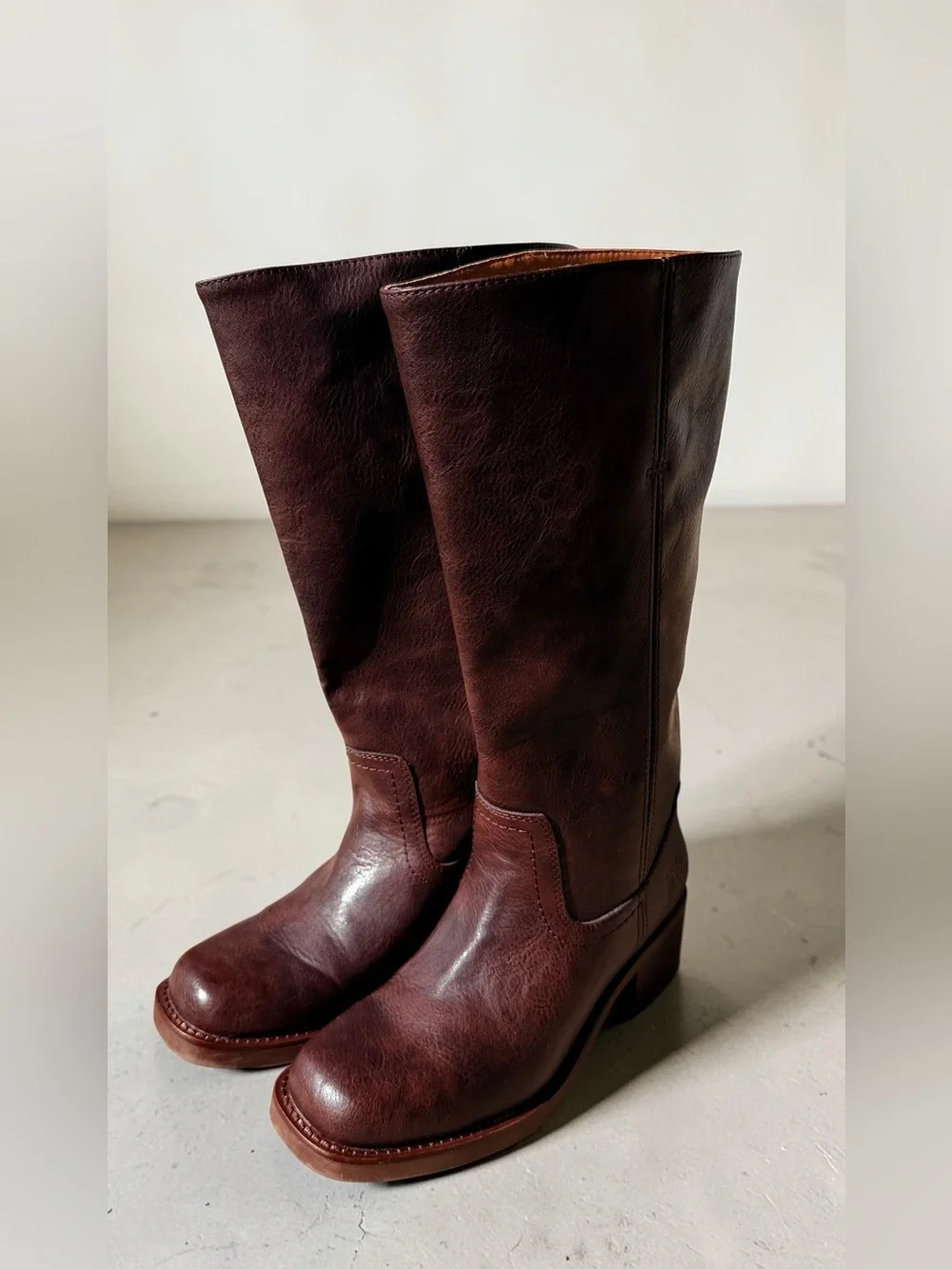 Frye Miranda Tall Brown Leather Riding Boots Womens 7.5 M Womens Boots
